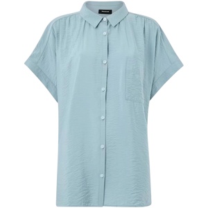 Whistles Pale Blue Nicola Button Through Shirt